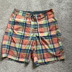 Swim trunks - men’s Nautica, medium, plaid